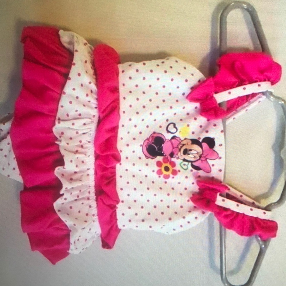 Disney Minnie Mouse One Piece swimsuit size 0-3